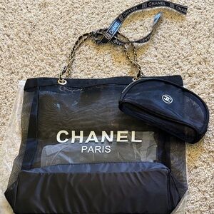 Chanel Mesh Tote with pouch Brand new